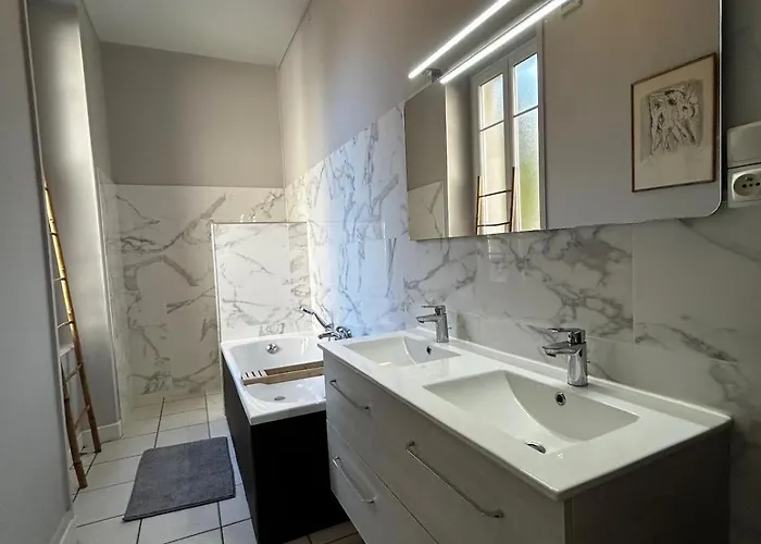 De Charme En Plein Centre Avec Spacieux Garage Prive Apartment